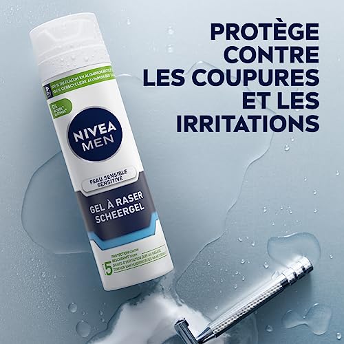 Gel À Raser Peau Sensible Homme Camomille 0% Alcool Nivea La Bombe De 200ml - vue 6