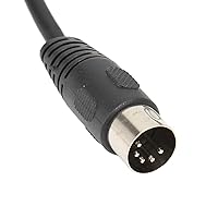 Vista 8 de Cable MIDI, cable de extensión MIDI DIN de 9.8 pies con conector DIN de 5 pines macho a hembra, cable de extensión MIDI DIN Cable adaptador de audio