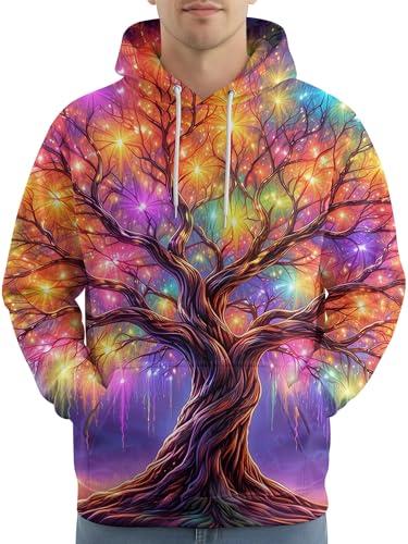 Image of PAGYMO Graphic Hoodies for Men Funny Novelty Pullover Hooded Sweatshirt
