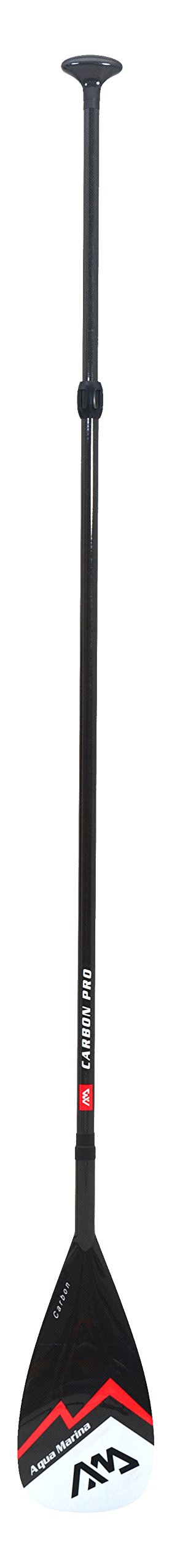 Aqua Marina Carbon PRO Paddel Stand up Paddle 3-teilig super leicht 705 gr, Silber, L