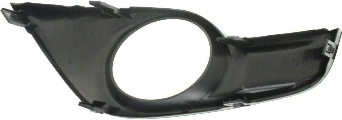 I-Match Auto Parts Front Left Driver Side Fog Light Bezel Molding Cover Grille Trim Black Textured Plastic for 2013 2014 2015 Nissan Altima Sedan 622573TA0B NI1038115
