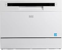 Vista 17 de BLACK+DECKER Lavavajillas integrado de 24 pulgadas, capacidad de ajuste de 12 lugares con bañera de acero inoxidable, lavadora con 6 programas