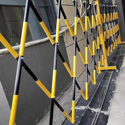 Barrière de circulation extensible de 1,2 m pliable pour parking et route - 7