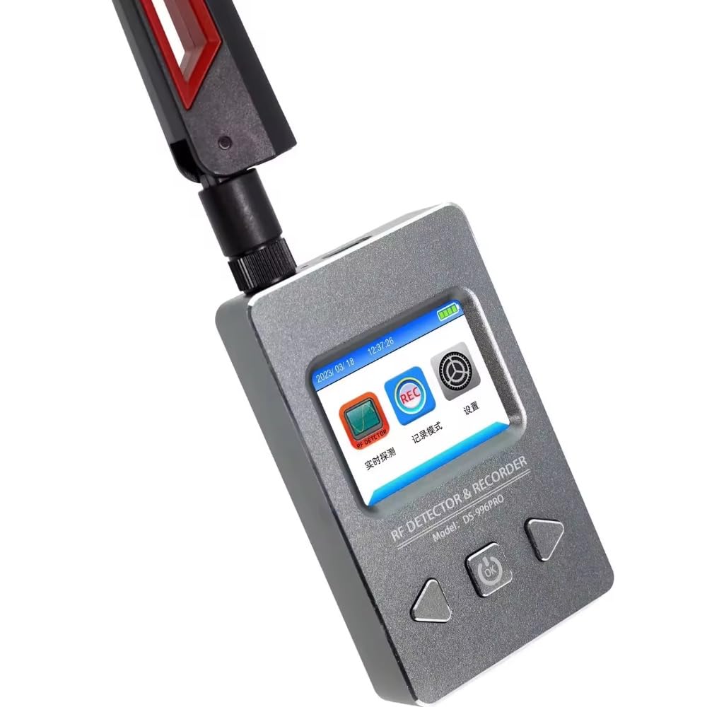 4 gHz Professional RF Spy Bug Detector Sweeper Frequency Signal Tracer GSM GPS Tracker Finder Locater and Recorder