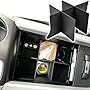 TACOBRO Center Console Organizer Dividers for Honda Pilot 2016-2022 / Ridgeline 2017-2022 2023/ Passport 2019-2022 2023 Accessories, Black ABS Plastic Insert Secondary Storage