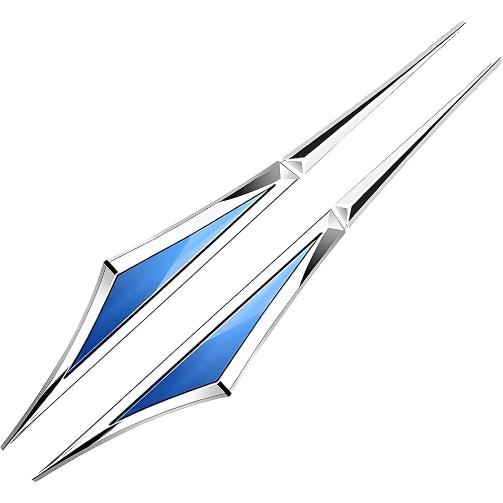 YDSTNiu 2 Pcs Car Door Side Wing Trim Stickers for ALPINA B5 Saloon(G30)(2017-2026), Car Side Fender Emblem Badge Stickers, Car Door Wing Trim Decor,Blue