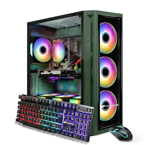 STGAubron Gaming PC Desktop,Core i7-8700,RTX 2060S 8G,32GB DDR4,2TB SSD