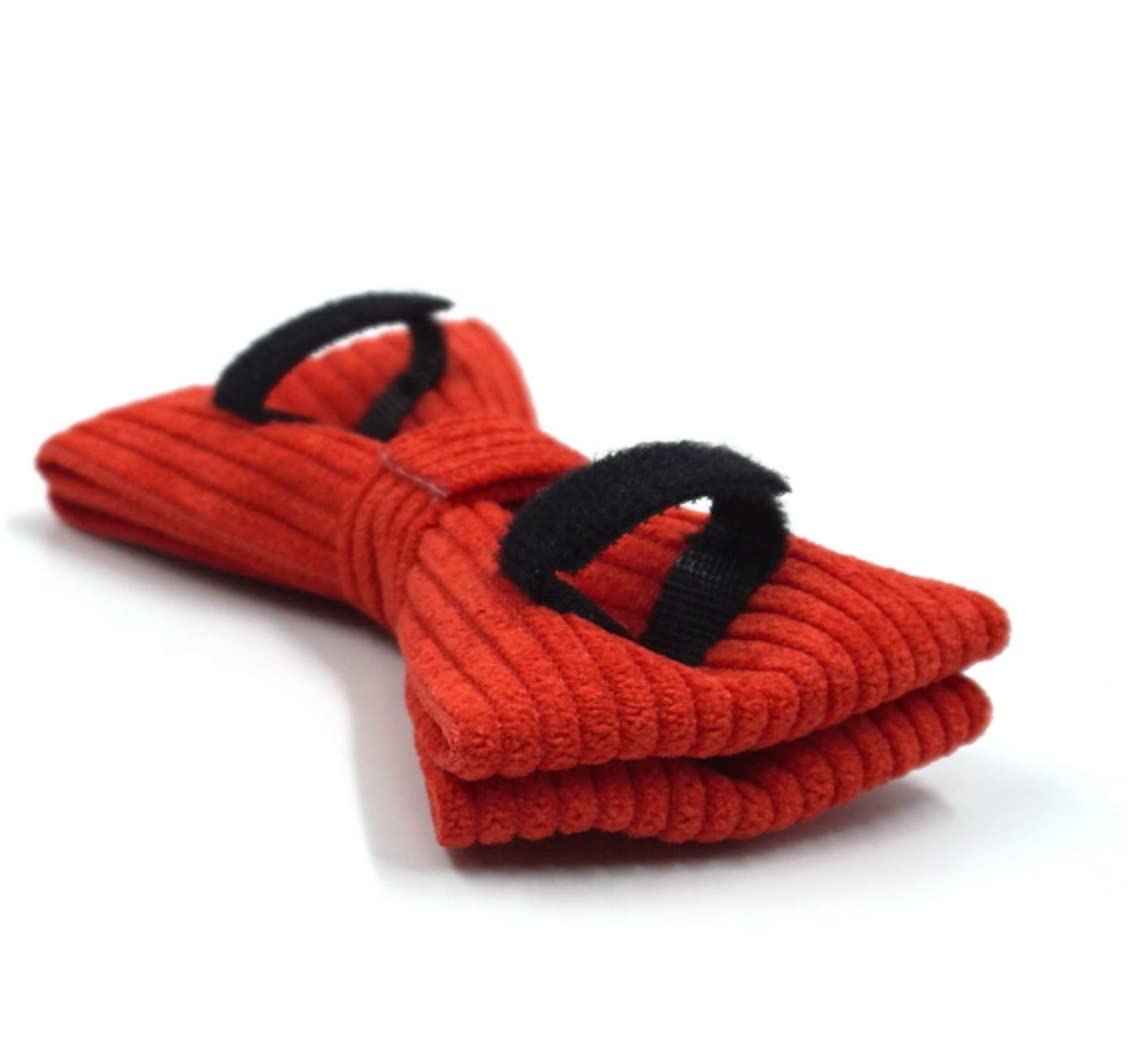 Morbido Guinzaglio Per Cani Guinzaglio Per Collare Per Animali Domestici In Velluto A Coste Rosso Zucca Papillon E Per Cani Regolabili Antiscivolo Flexi(23-30cm)