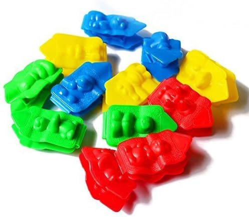 Carykon 12PCS Animals The 12 Chinese Zodiac Smart Dough Tools, Assorted Colors