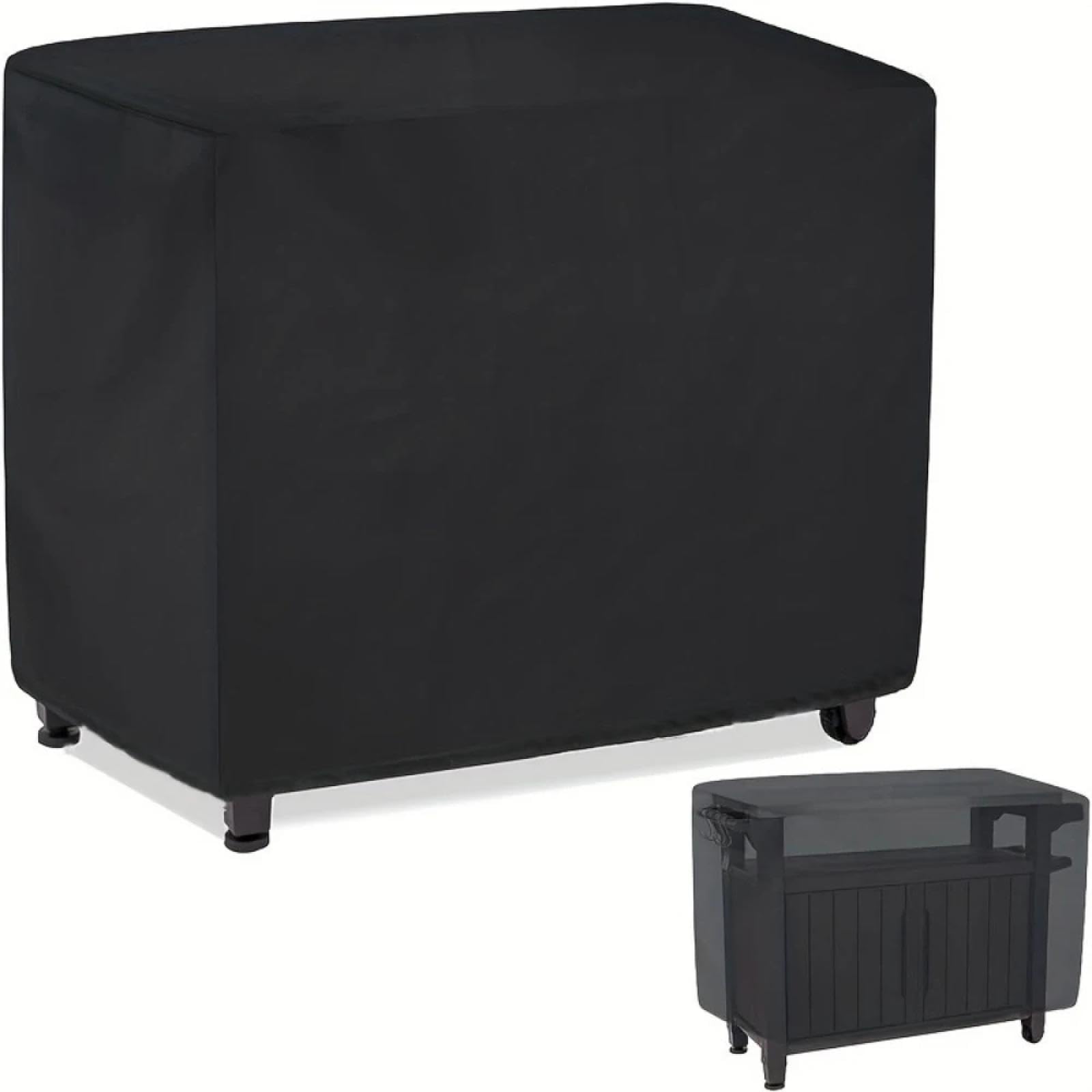 Garten-Sofabezüge, 210 x 160 x 90 cm (L x B x H), wasserdichte Sitzbank-Abdeckung, Sitz-, Couch-Schutzbezüge, Rattan, Terrassenmöbel, 420D-Oxford-Gewebe, rechteckig