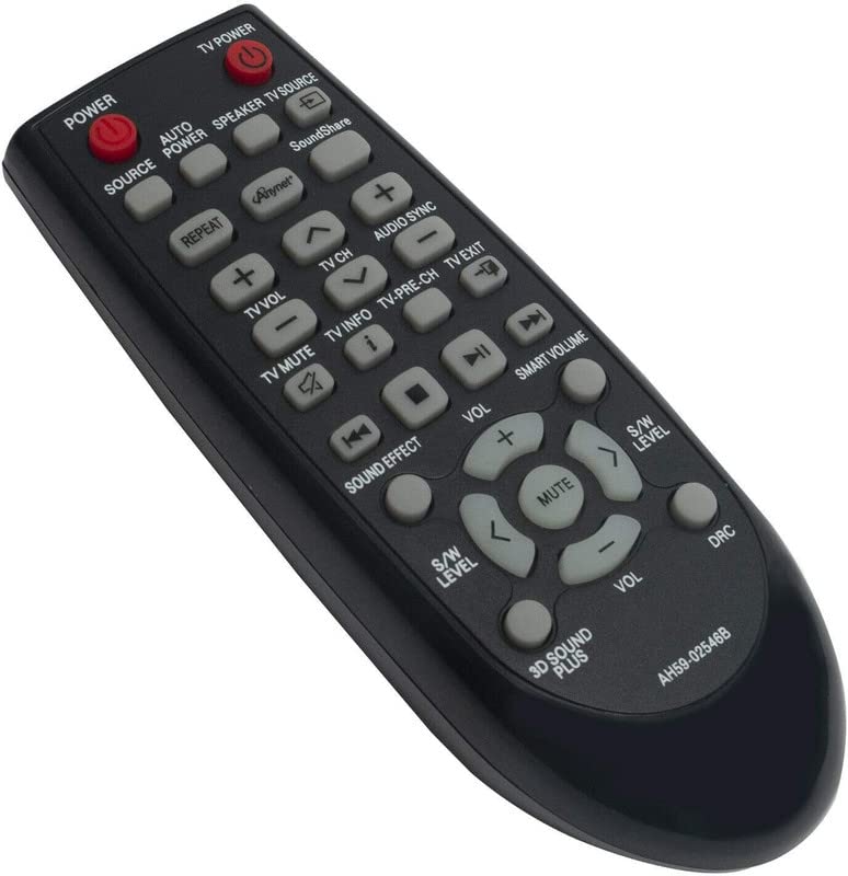Image of Ehop AH59-02546B Compatible Remote Control for Samsung Soundbar AH5902546B HW-F551 /ZA HW-FM55C /ZA HW-F551 HW-F550 Crystal Surround Air Track Active Speakers Systems