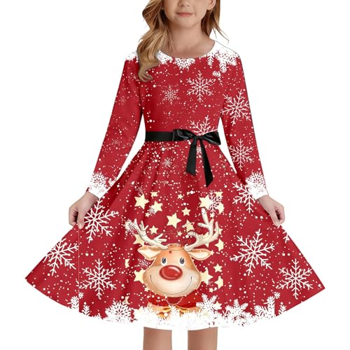 Kleid Weihnachten Mädchen, Mittelalterliches Mädchen-Partykleid...