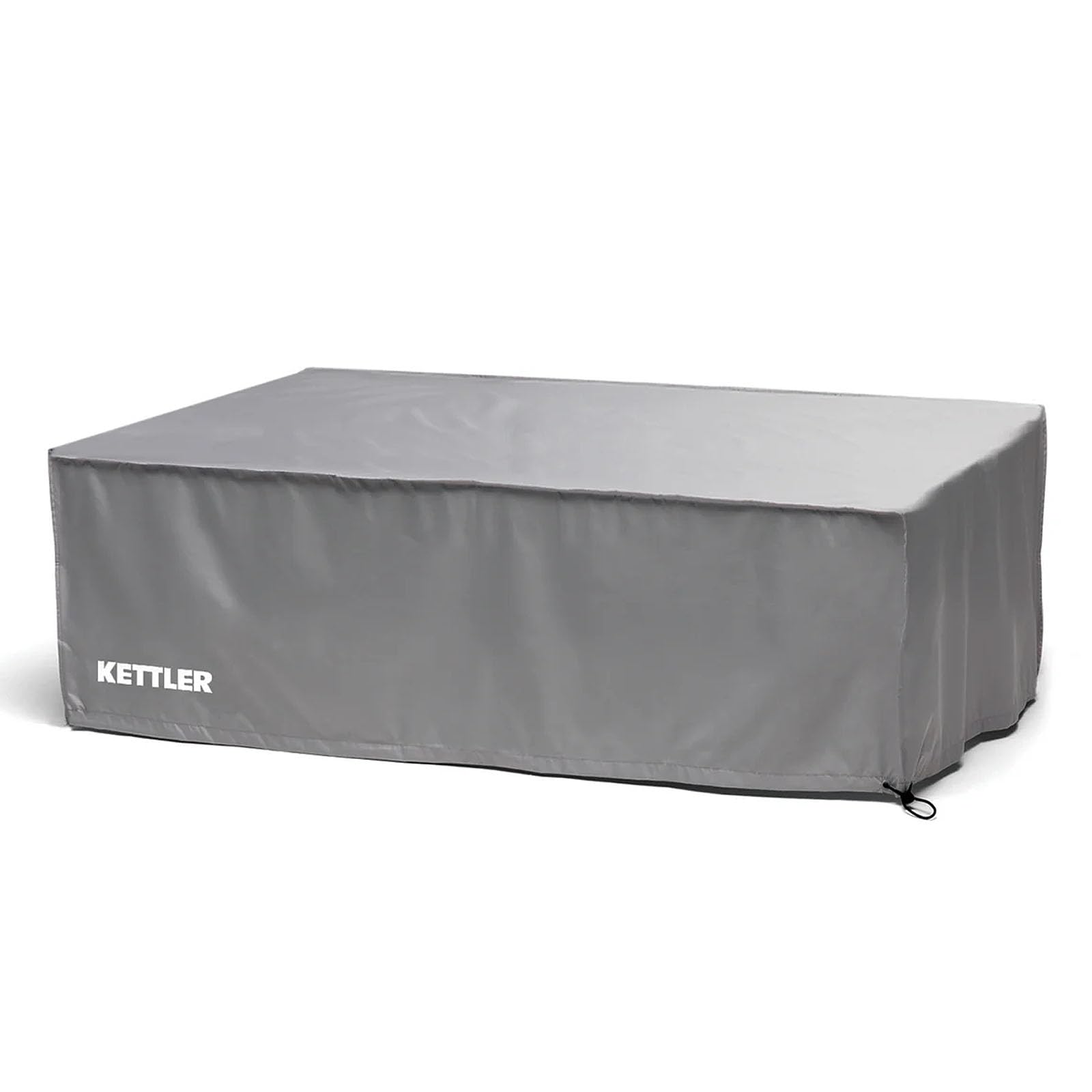 Kettler Protective Cover for Tudor Rectangular Table 140 x 80cm - Water-Repellent Outdoor Garden Furniture Cover - Grey - 099741123-3-PC