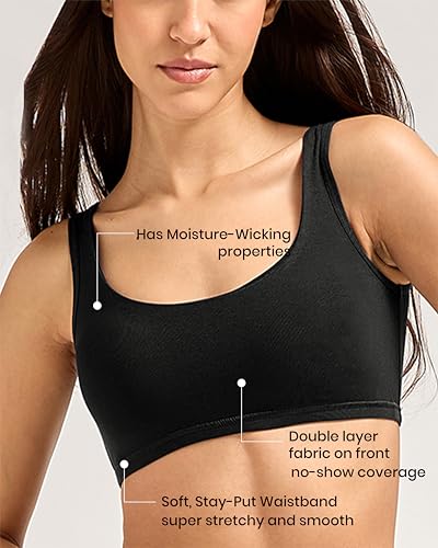 Image of URBAN ADVENTURE Cotton Full Coverage Everyday Beginner Bra for Women & Girls | Non-Wired, Non-Padded | Soft & Breathable Comfort