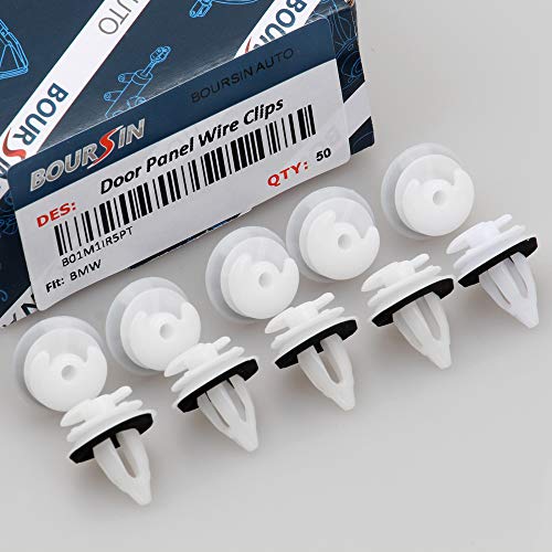 Clips de puerta BMW para solucionar holguras, 100 grapas de techo estables para E46 X5 E90