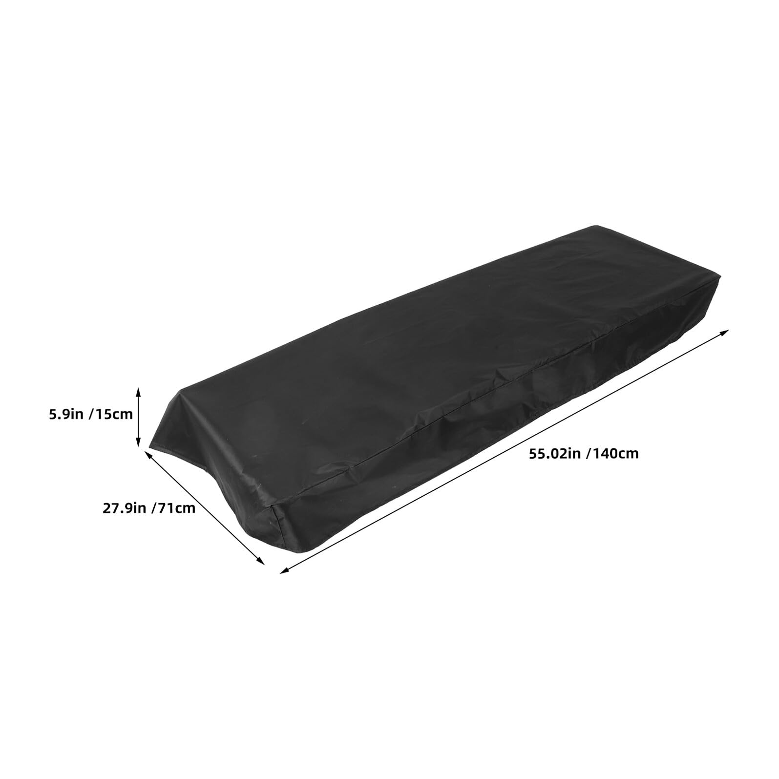 2 Unidades Funda para Cinta de Correr de Tela Oxford Negra Diseño Fácil de Usar para Protección contra Polvo y Agua en Interiores y Hogar