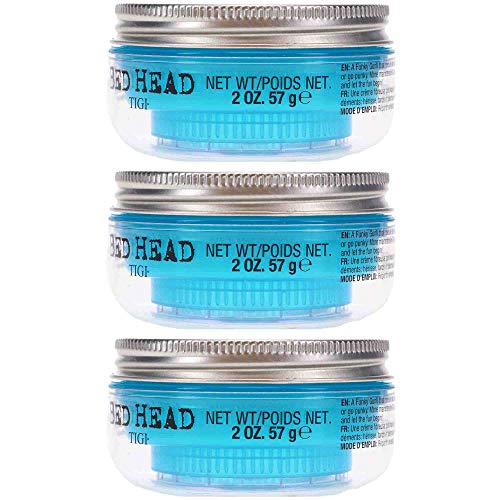 TIGI Bed Head Manipulator Texturizing Putty, Firm Hold Styling Putty for Short to Medium Hair, 2 oz, 3 Pack