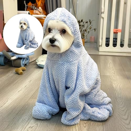 Envoltura de baño absorbente para perros con secado rápido y protección antideslizante 3