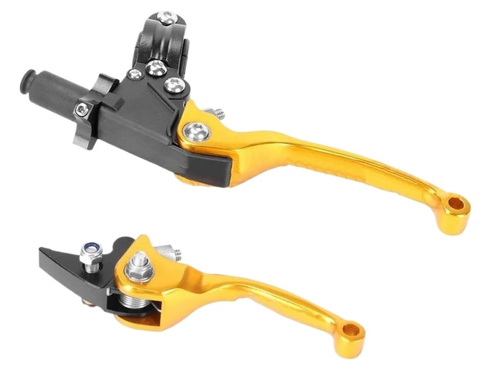 Gimegioyly Gold For Cb500r For Cbr500r For Cb 500R For Cbr 500R Off-Road Motorcycle Anti-Fall Brake Handle Clutch Clutch Brake Lever Handle(Gold)