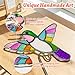 Hummingbird Stained Glass Suncatcher, Plant Decor for Pot, Hanging Plant Hummingbird Bird Decor Plant Accessories, Handmade Bird Lovers Gifts Mothers Day Birthday Gifts for Women Mom from Daughter Son