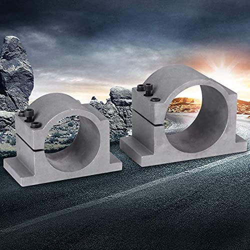 Yeipower Spindle Mount Cnc-Bracket Motor-Clamp - 65Mm Router Engraving Milling Spindle Vise 0.8Kw Or 1.5Kw 6Pcs Screws (65Mm) #TOP3