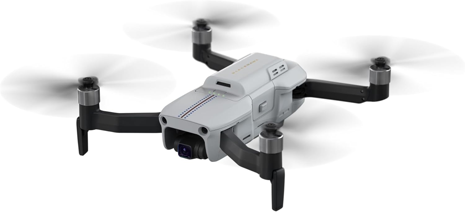 EXOTech BlackHawk 3 Pro FAA Approved Drone Professional 4K HDR Camera - Ultra-Long Flight Time with Advanced Navigation and Sport Modes, White