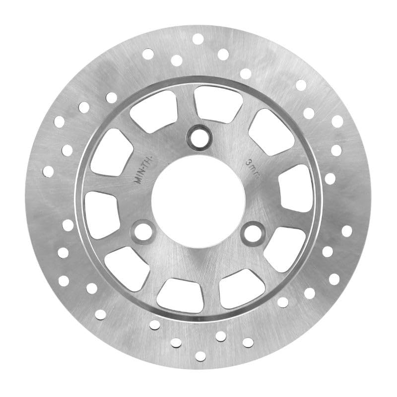 cyclingcolors disco freno moto scooter ciclomotore compatibile con niu n series n1s anteriore diametro esterno 220mm, interno 58mm 3 fori