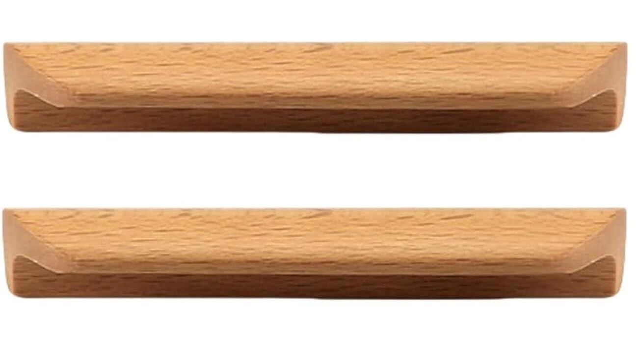 Erere Wood En Drawer Pulls, Cabinet Handles For Dressers, Wardrobes, Home
