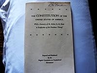 Constitution of the United States of America, With a Summary of the Actions By the States in Ratification of the Provisions Thereof B004B0BKOK Book Cover