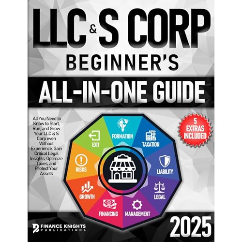 LLC & S Corp Beginner’s All-in-One Guide Audiolibro Por Finance Knights Publications arte de portada