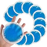 GEL ICE PACKS IN 12 PACKS: 12 Pack ice packs for replacement whenever you need. You can share the reusable ice packs with families and friends, or use them as back up to switch in 20 minutes. They are enough for whole family use, schools or companies...