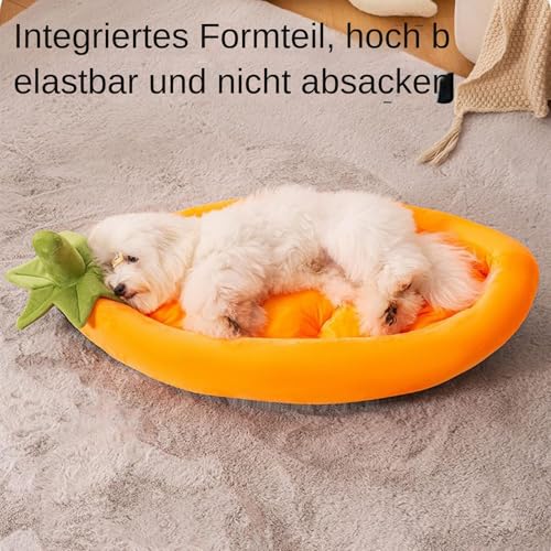 Stronrive Hundebett | Auberginenfarbenes Haustierbett - Abnehmbar rutschfest Warm Nest für Innen Außen Camping Wohnung Haus Hundezwinger Box Auto