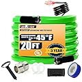 20FT Heated Water Hose for RV Drinking Water, -45°F Freeze Protection & Antifreeze Garden Hose, Lead/BPA Free, with Self-Regulating Heater, 3/4" Adapter & GFCI Plug for RV, Camper, Home Winter