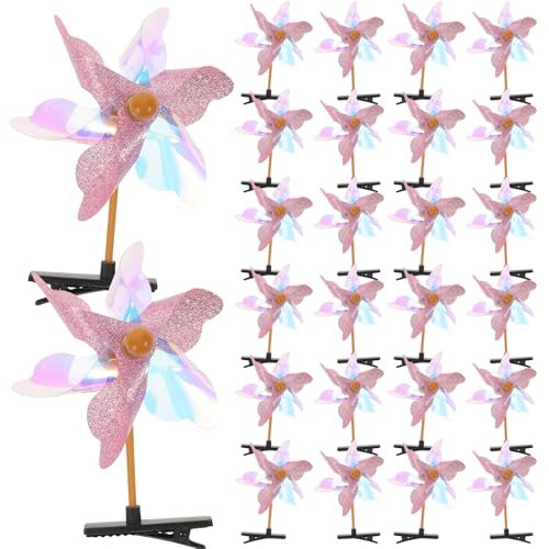 Barrettes mignonnes filles et garçons avec pinces cheveux moulin vent pour accessoires coiffure