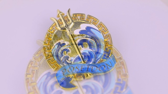 Amazon.com: Poseidon Pin, Greek Mythology Pins, Htabiol Greek