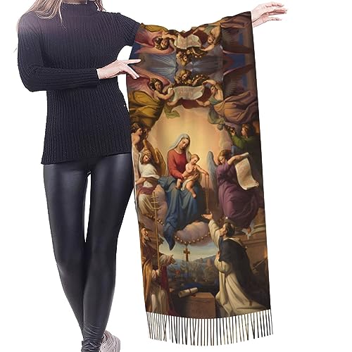 Tassel Scarf for Women Fashion Large Scarfs for Summer Fall Winter Warm Soft Shawls Wraps Evening Dresses Scarve2