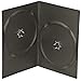 25 SLIM Black Double DVD Cases 7MM