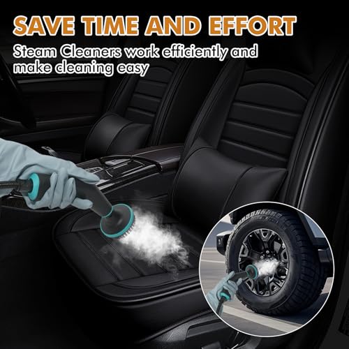 Image of Steam Cleaner, Portable Steamer for Cleaning with 16pcs Accessories, 15s Heat-Up & 3-Level Adjustable, Handheld Steam Cleaner for Home, Bed Bugs, Floor, Grout, Tile, Grease & Car Detailing