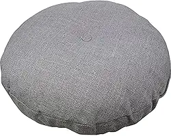 Almofada redonda para meditação Linen Zafu Yoga Bolster Tatami Chão (40 x 40 cm)
