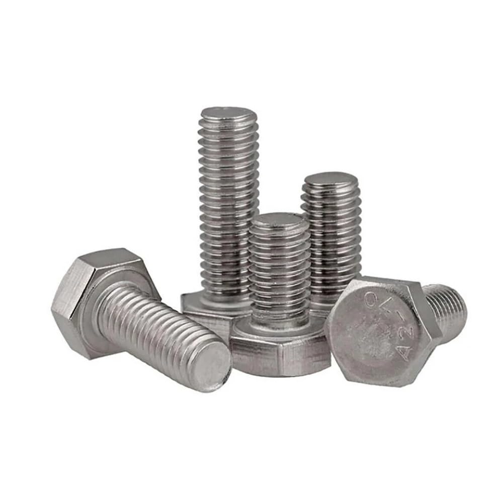 Tornillo autorroscante de acero inoxidable 304, rosca completa, tornillos hexagonales exteriores, longitud de 16 mm a 200 mm, M10, M12, M14, M16 (120 mm, M16)