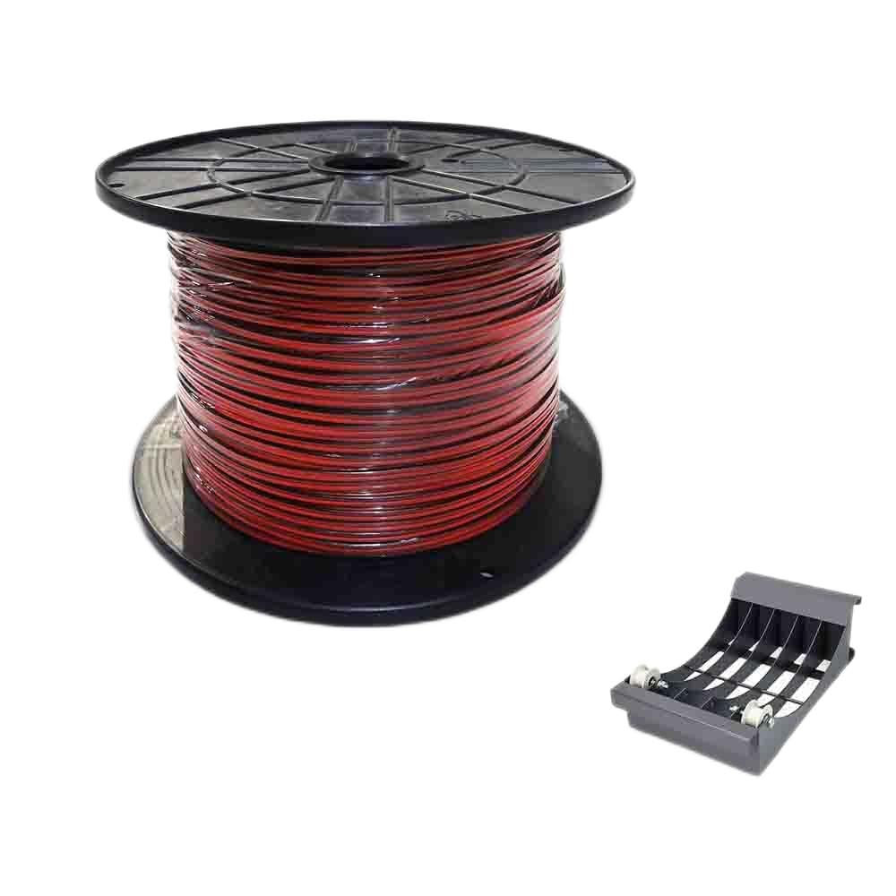 EDM Mulinello parallelo audio 2 x 1,5 mm rosso nero 500 m (bobina grande Ø 400 x 200 mm)