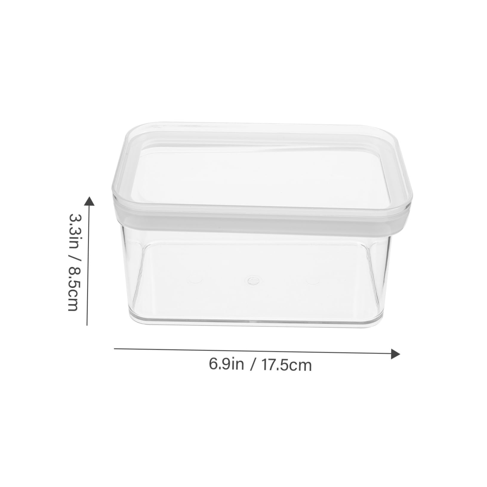 Cabilock 1 Set Transparent Capacity Butter Keeper with Cutting Tool Airtight Kitchen Box for Butter Storage and Easy Slicing for Home Restaurants and