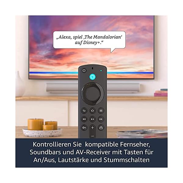 Fire TV Stick 4K mit Alexa-Sprachfernbedienung + Mission USB Stromkabel (kein Wechselstrom-Ladeadapter erforderlich) – Bild 3