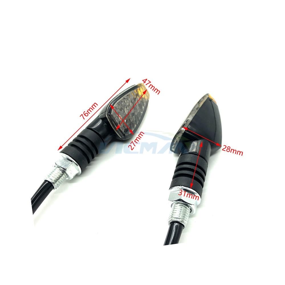 Intermitentes 4 luces LED de intermitentes universales