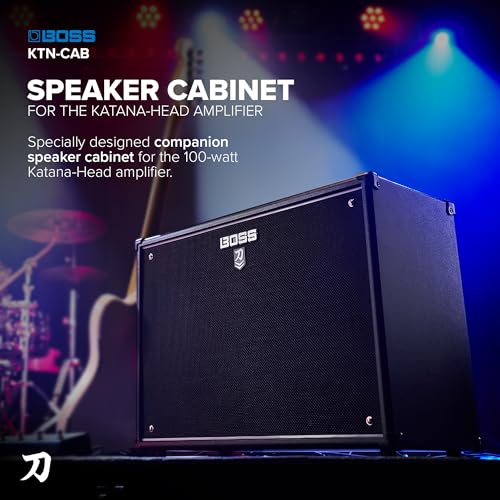 Image of BOSS Katana Cabinet 212 | Speaker Cabinet for the Katana-Head Amplifier | Maximum Tonal Performance & Rugged Durability | Two Custom 12-Inch Speakers | Detachable Back Panel | 150-Watt Power Capacity