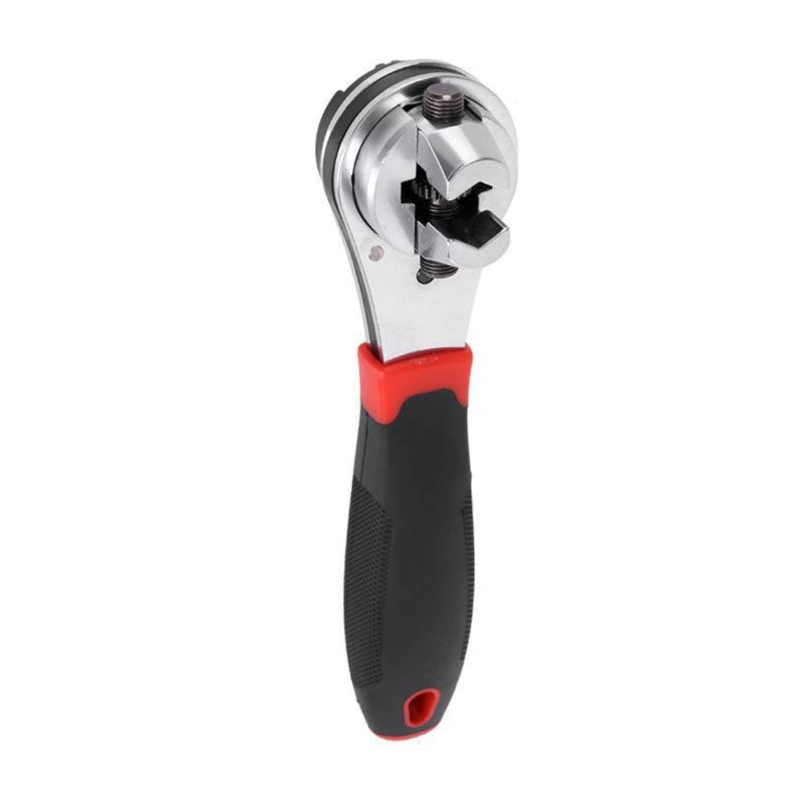 Adjustable Ratchet Wrench Slip-Resistant Ratcheting Adjustable Wrench Reversible Spanner for Handymen, Mechanics, Home Repairs, Garage, Workshop-image-11