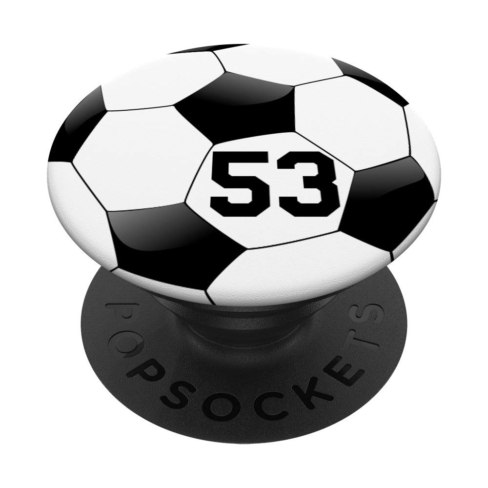 Amazon.com: Soccer Number 53 Ball Player 53rd Birthday Gift Zx