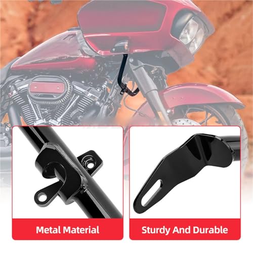 Support carénage noir Harley Road Glide FLTRXS pour look custom épuré
