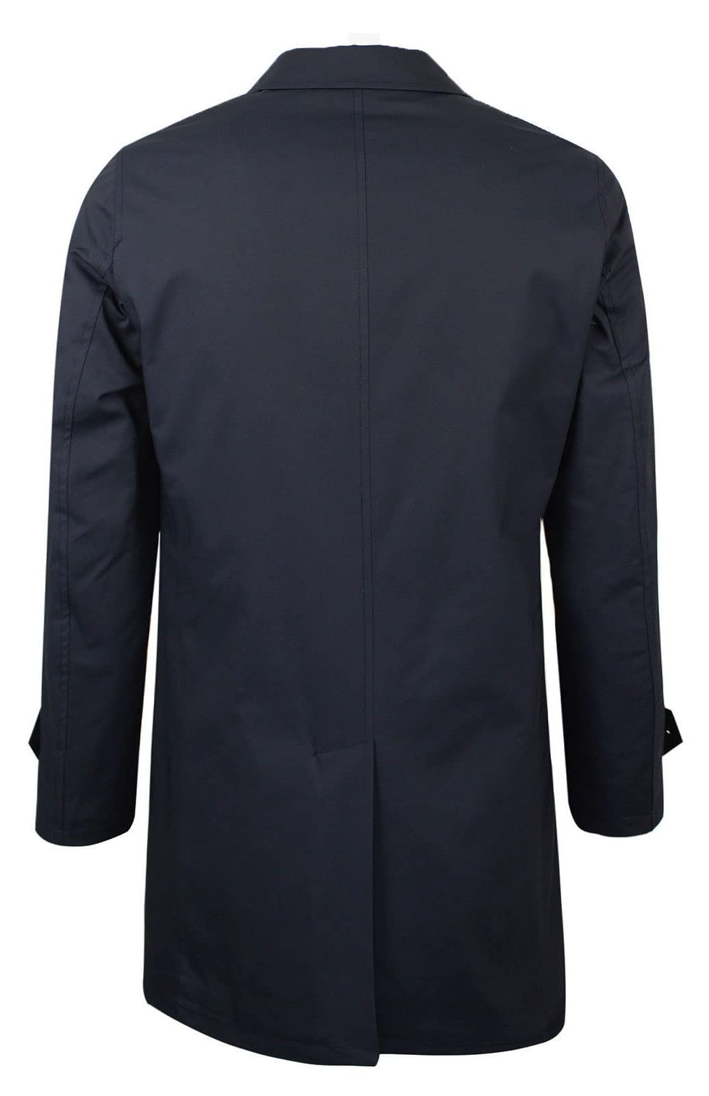 Ciabalù Trench Uomo Invernale Soprabito Elegante Cappotto Impermeabile Lungo Sartoriale Blu Fango