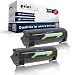 Produktbild 2x Kompatible Tonerkartuschen für Lexmark MS317dn MS417dn MS517dn MS617dhn MS617dn 51B2000 Black Schwarz - Office Print Serie